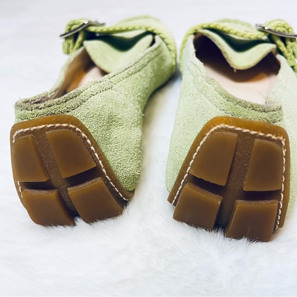 BANANA REPUBLIC- Loafers- Green - Suede -Size:6.5 - Women - Picture 3 of 6